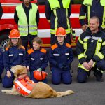 Übungshighlight der Jugendfeuerwehr: Training mit der Rettungshundestaffel